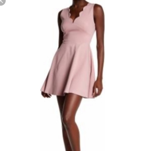 love...ady Dresses & Skirts - Scalloped fit & flare dress